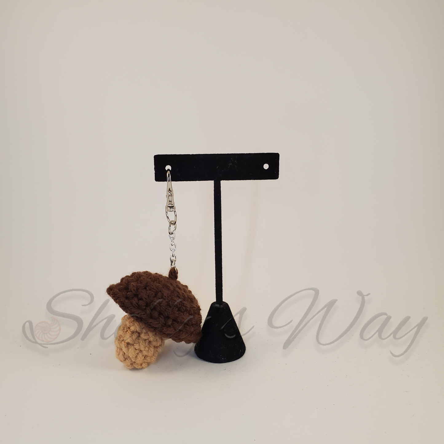 Brown Mushroom Clasp