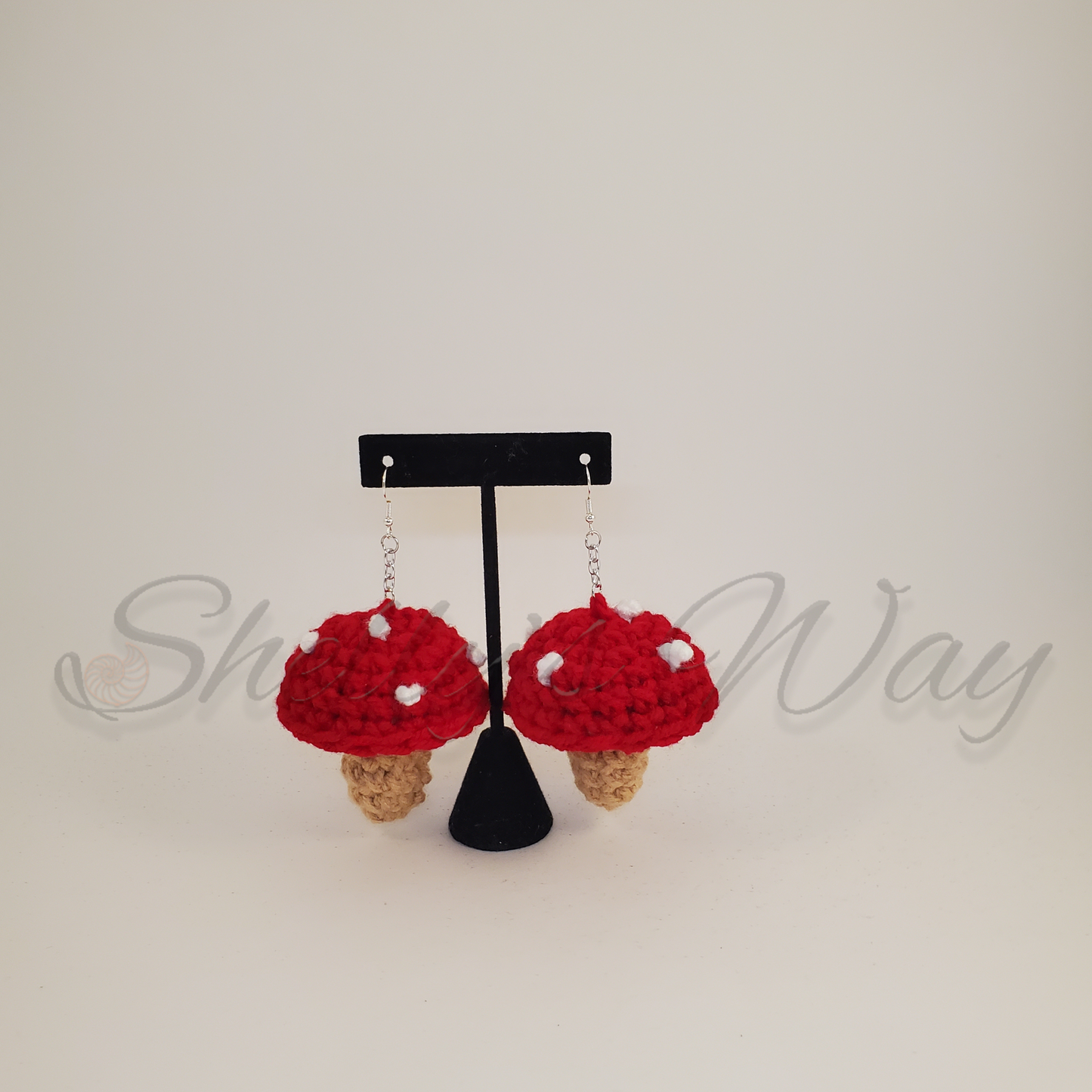 Red Mushroom Earrings